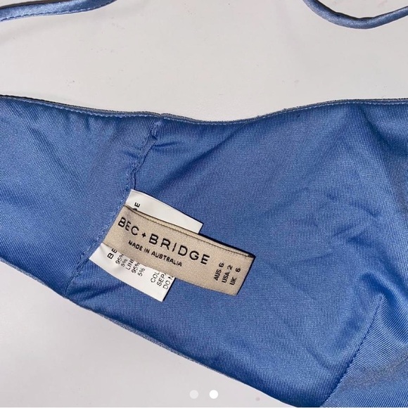 Bec and bridge Noa bralette blue - Picture 2 of 2